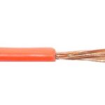 Fil 1 conducteur 18 AWG multibrins orange