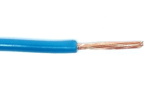 Fil 1 conducteur 18 AWG multibrins bleu