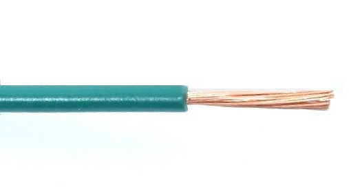 Fil 1 conducteur 18 AWG multibrins vert