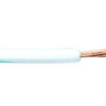Fil 1 conducteur 18 AWG multibrins blanc