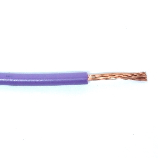 Fil 1 conducteur 18 AWG multibrins violet