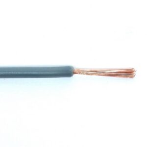 Fil 1 conducteur 16 AWG multibrins gris