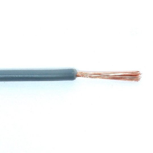 Fil 1 conducteur 16 AWG multibrins gris