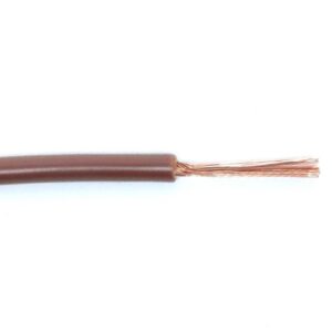 Fil 1 conducteur 16 AWG multibrins brun