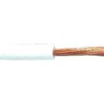 Fil 1 conducteur 16 AWG multibrins blanc
