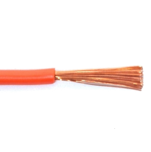 Fil 1 conducteur 14 AWG multibrins orange