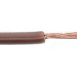 Fil 1 conducteur 14 AWG multibrins brun