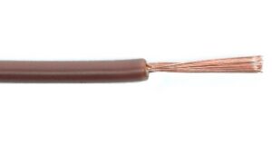 Fil 1 conducteur 14 AWG multibrins brun