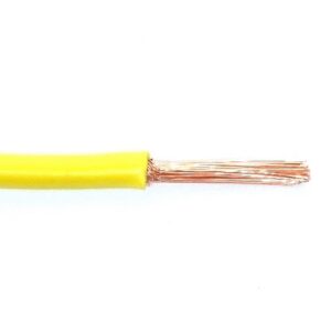 Fil 1 conducteur 14 AWG multibrins jaune