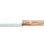 Fil 1 conducteur 14 AWG multibrins blanc