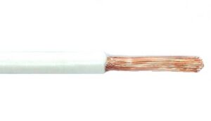 Fil 1 conducteur 14 AWG multibrins blanc