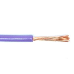 Fil 1 conducteur 14 AWG multibrins violet