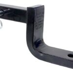 Barre de remorque pour boule de 1 1/4". Élévation: 3 1/2"