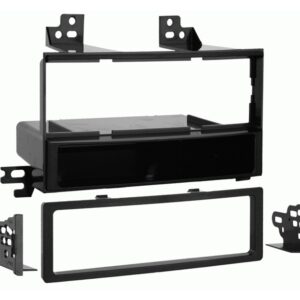 Ensemble de fixation Simple Din pour radio modèles Kia Rio et Hyundai Accent 2006 et plus