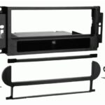 Ensemble de fixation simple DIN pour radio de voiture pour modèles Chrysler, Dodge et Jeep 2004-2010