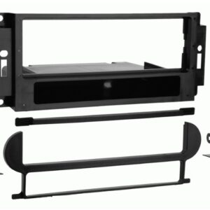 Ensemble de fixation simple DIN pour radio de voiture pour modèles Chrysler, Dodge et Jeep 2004-2010