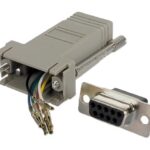 Adaptateur DB-9 femelle à RJ-12 femelle