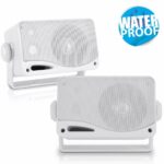 Haut-parleur blanc waterproof