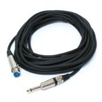 Câble audio avec fiche 6.3 mm à XLR - 30 pieds