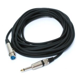 Câble audio avec fiche 6.3 mm à XLR - 30 pieds