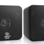 Haut-parleur mini cube 4" noirs 200 Watts (Paire)